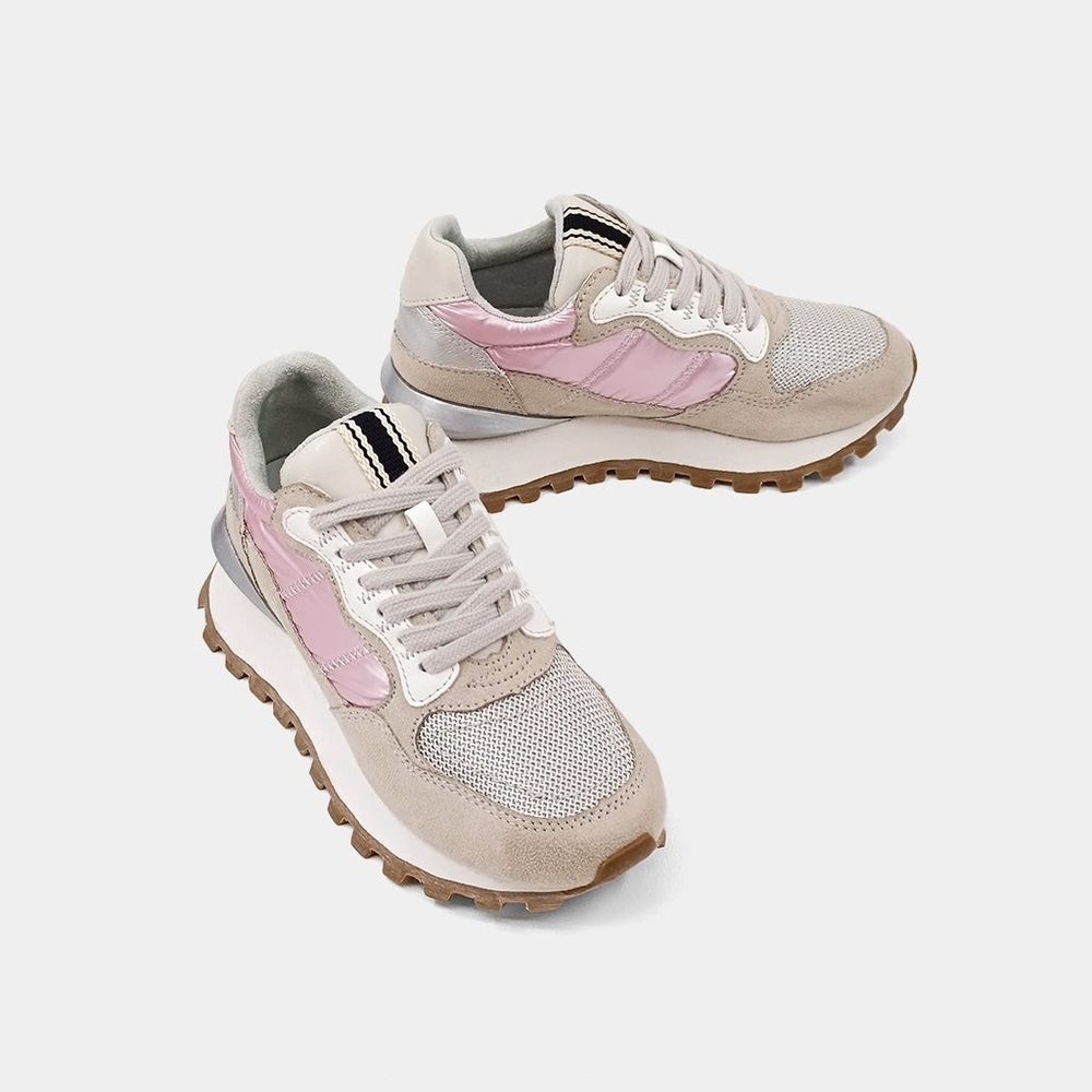 .ShuShop PHOEBE Kids Pink Metalic Sneaker Sz 1